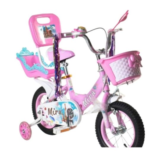 صورة دراجة أطفال بناتية وردية مقاس 12